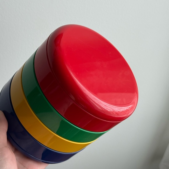 Vintage Italy Rexite MULTIPLOR 900 Primary Colour Rino Pirovano Desk Organizer - Picture 9 of 11